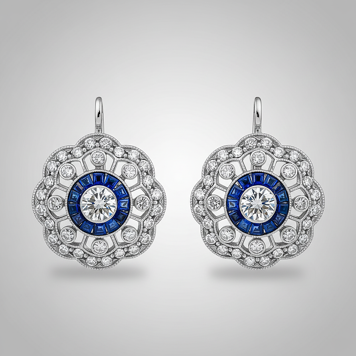 Delphine Sapphire Earrings