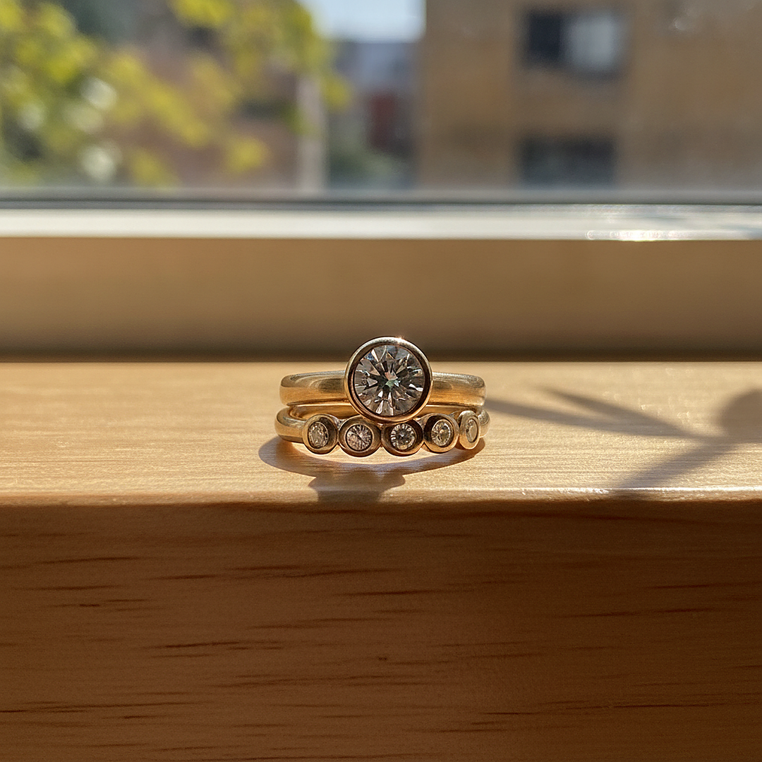 Fleur-smyckesset med zirkonia