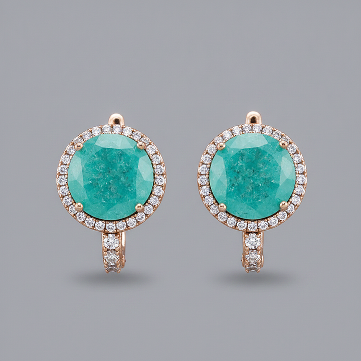 Boucles d’oreilles Giselle en zircone