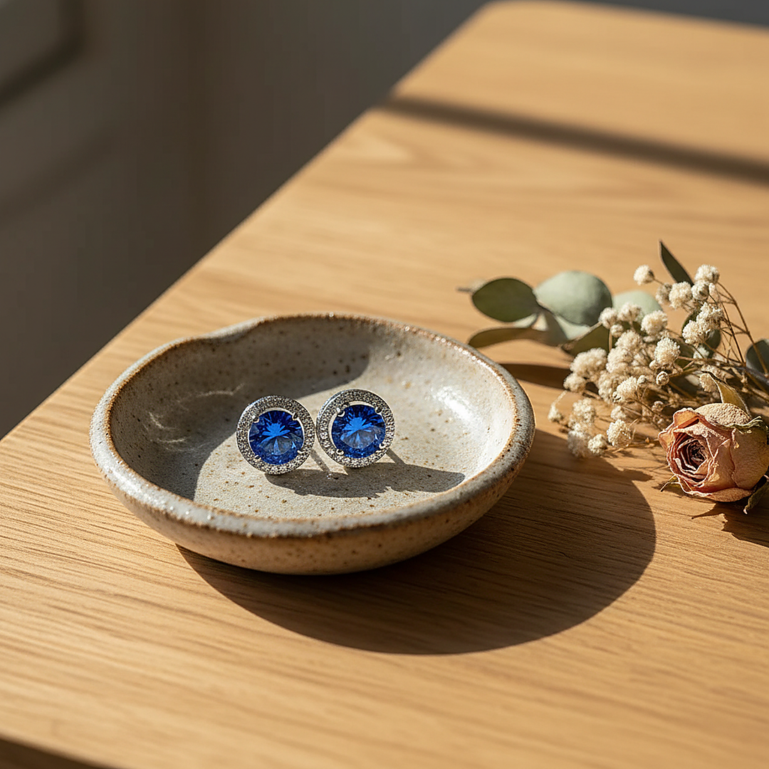 Dvora Sapphire Earrings