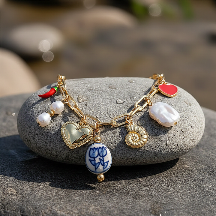 Alba Gold Necklace