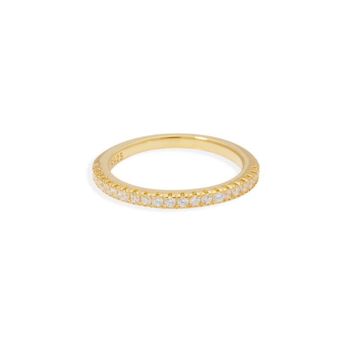 Anel Empilhável Eternity Micro Pavé