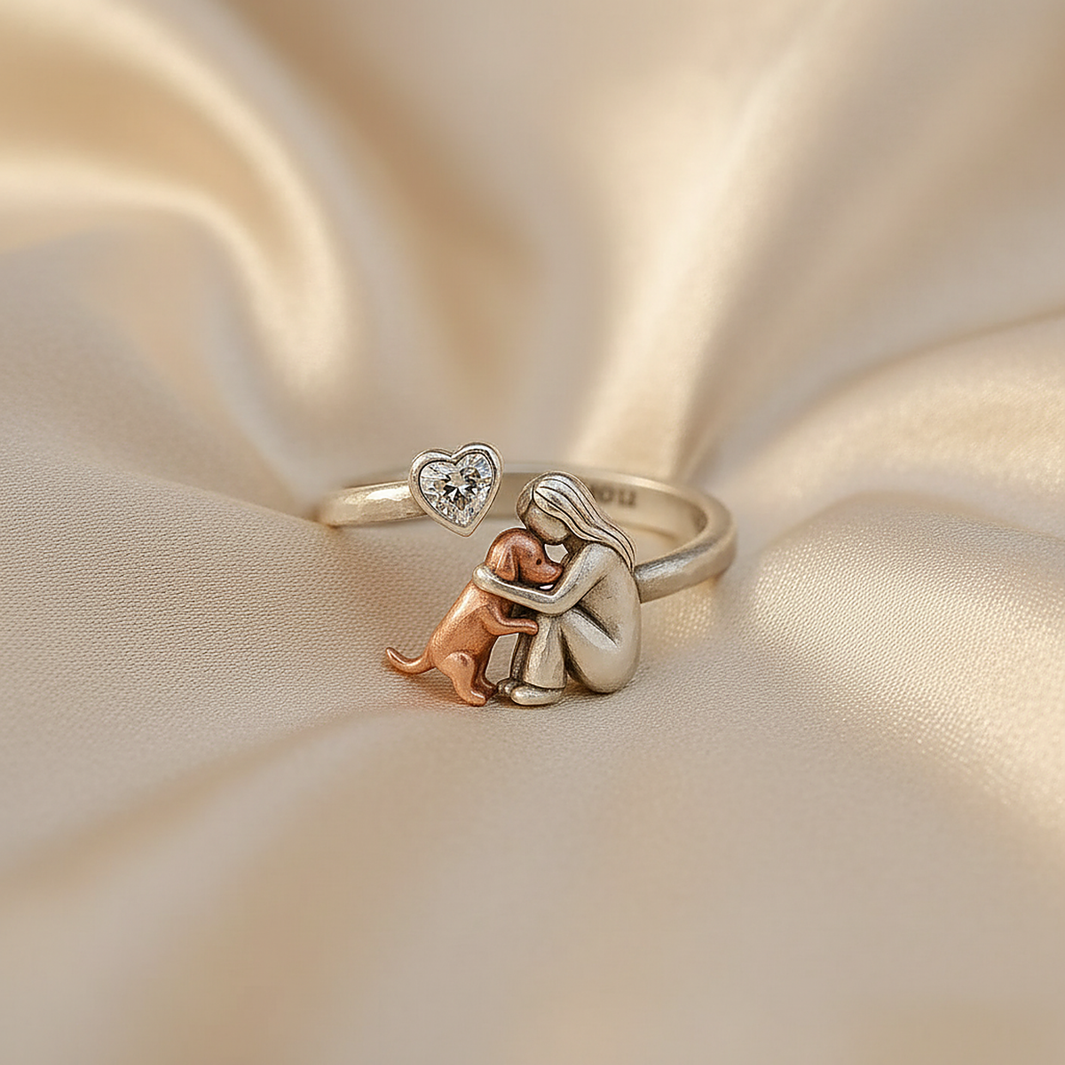 Opaline Zirconia Ring