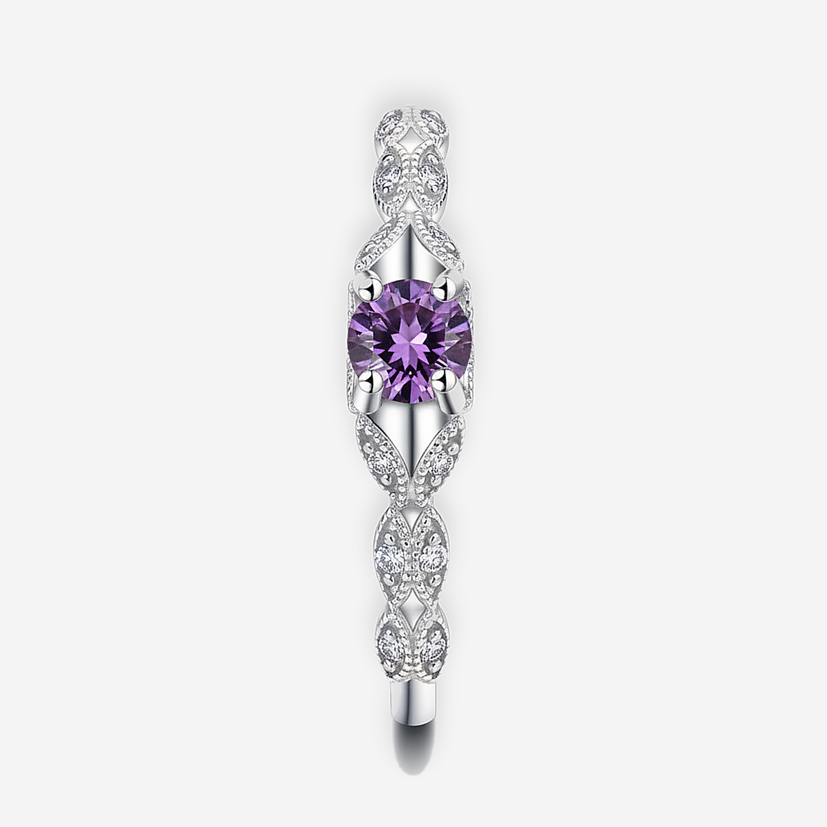 Bela Amethyst Ring
