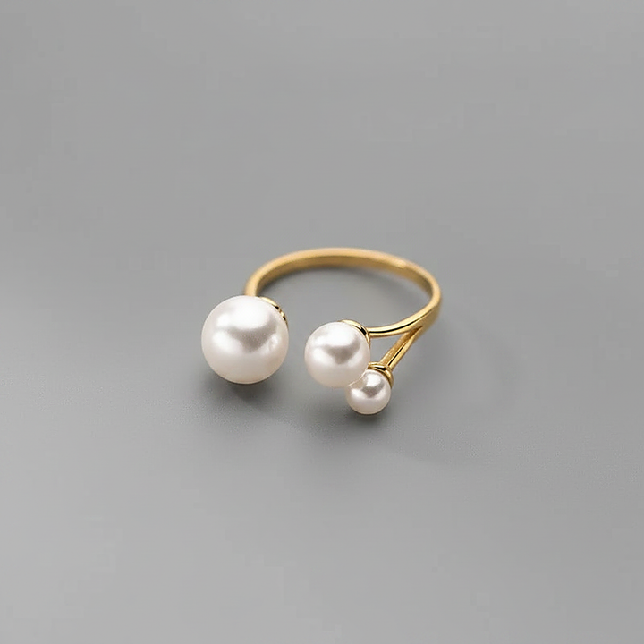Bijou-helmikoru sormus