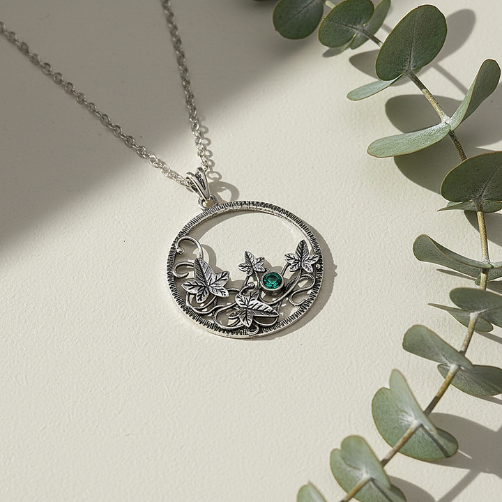 Delphine Emerald Necklace