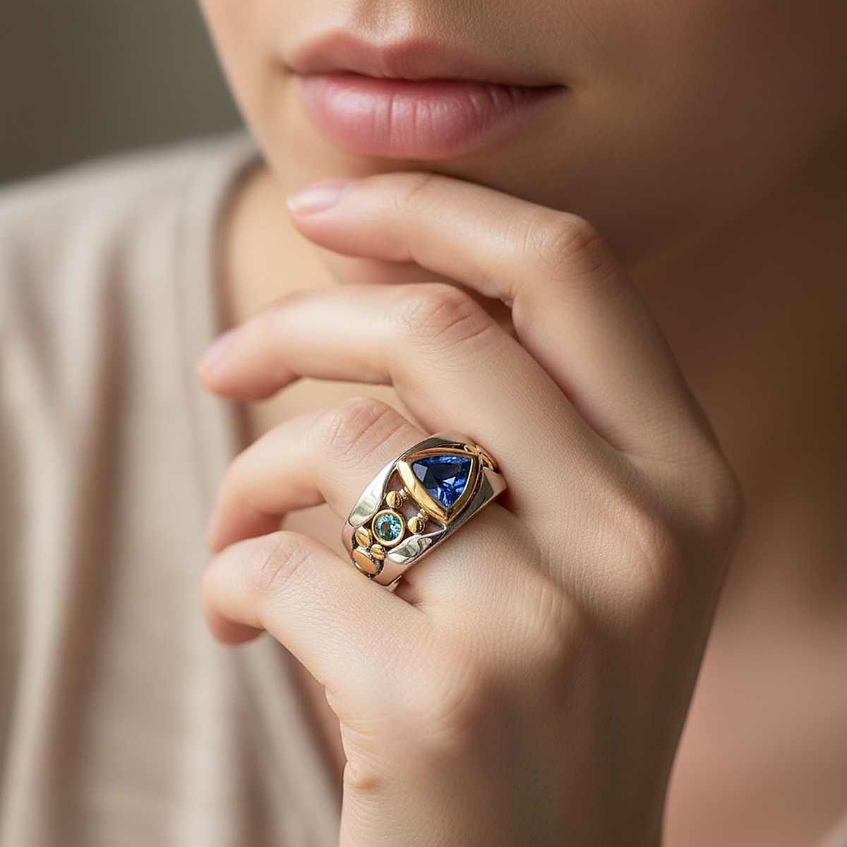 Zaria Sapphire Ring