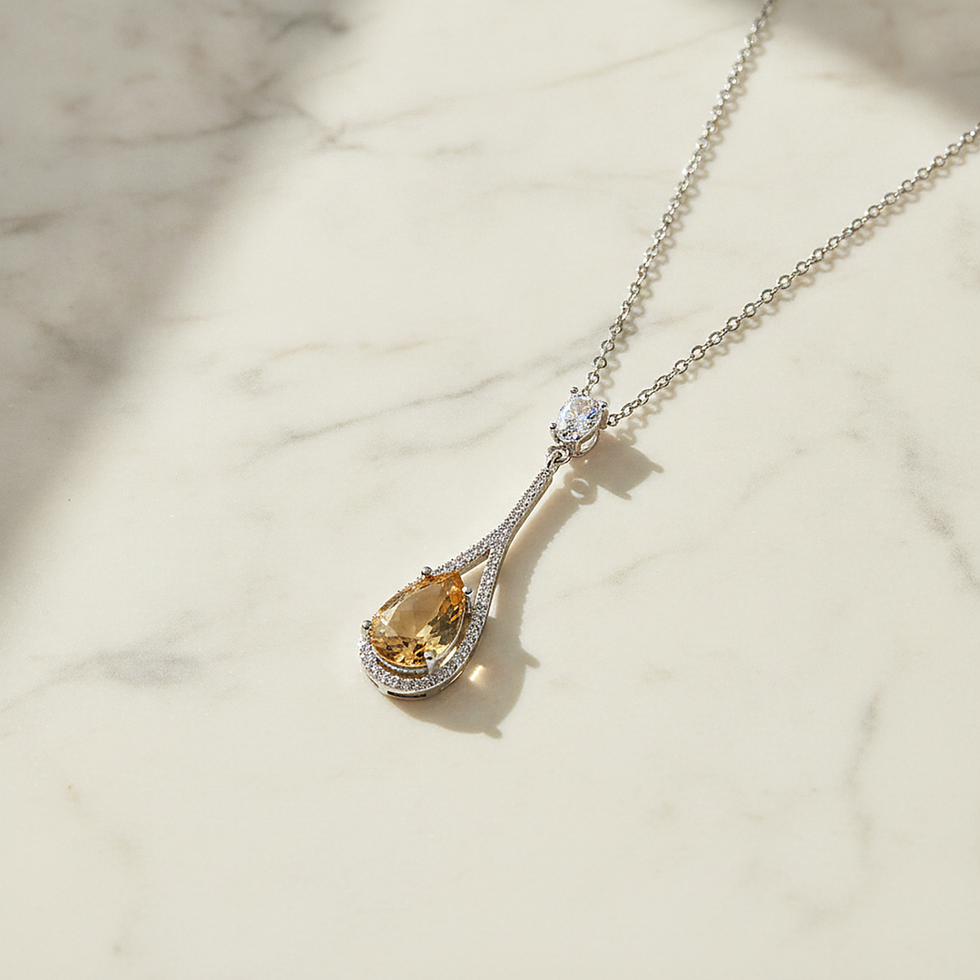 Colette Citrine Necklace