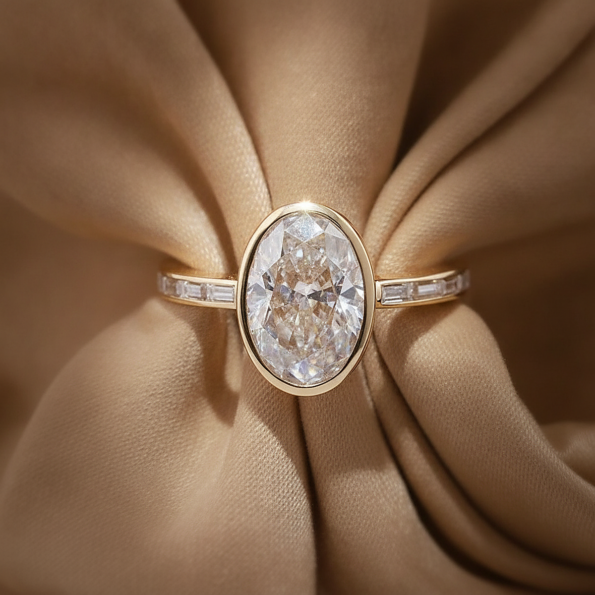 Bague Petra en moissanite