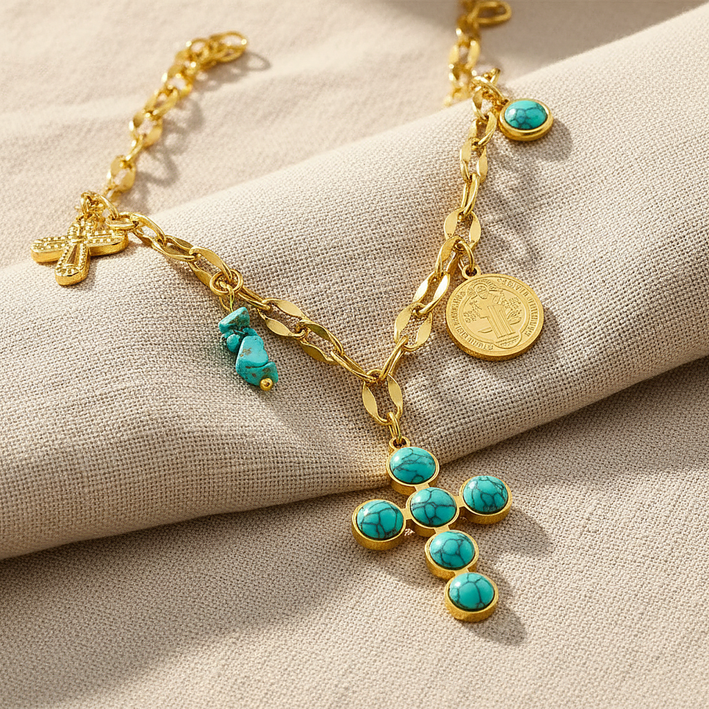Dvora Turquoise Necklace