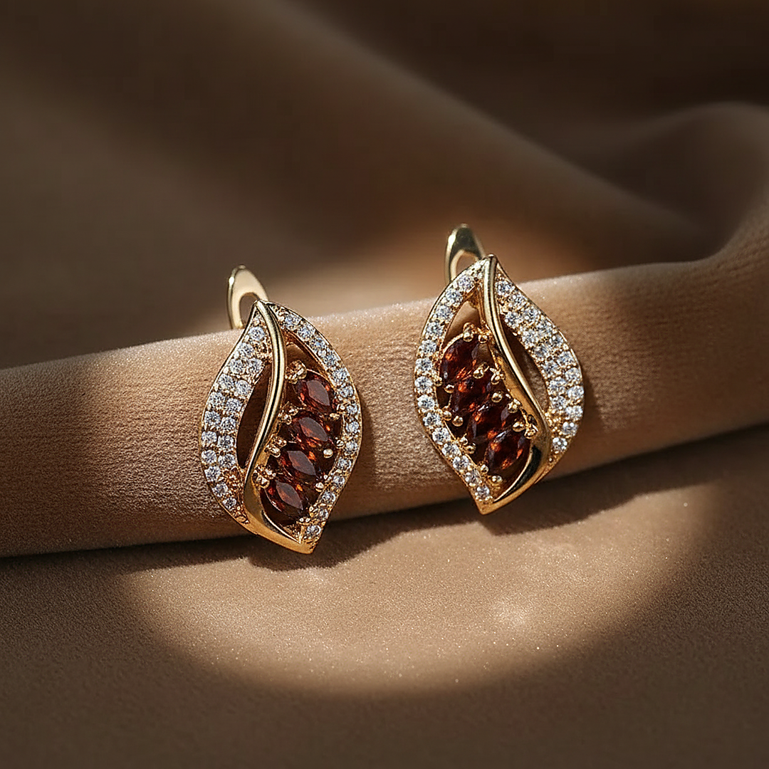 Boucles d’oreilles Valentine en zircone cubicque