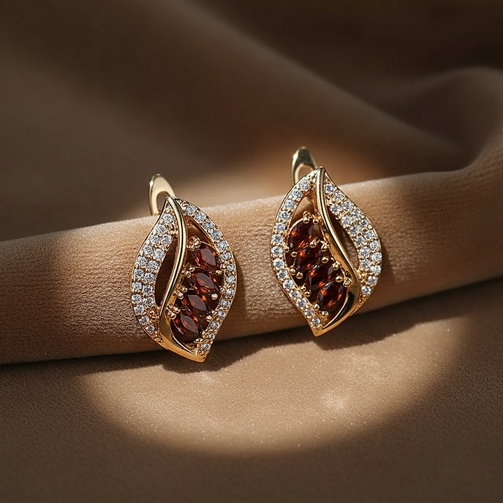 Boucles d’oreilles Valentine en zircone cubicque