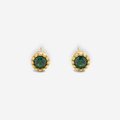 Emerald Green Crystal Studs