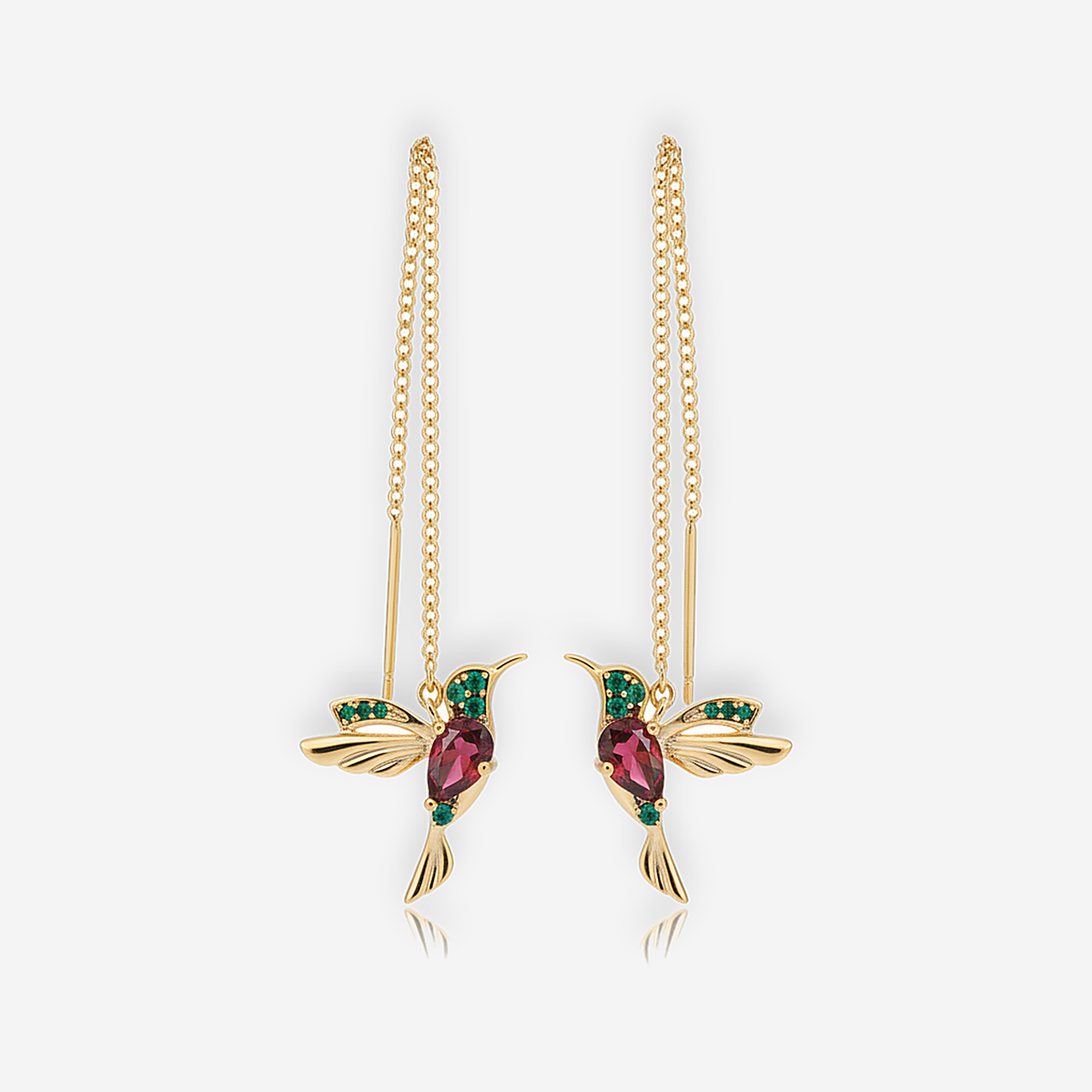 Hummingbird Crystal Earrings