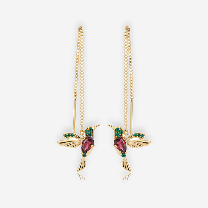 Hummingbird Crystal Earrings