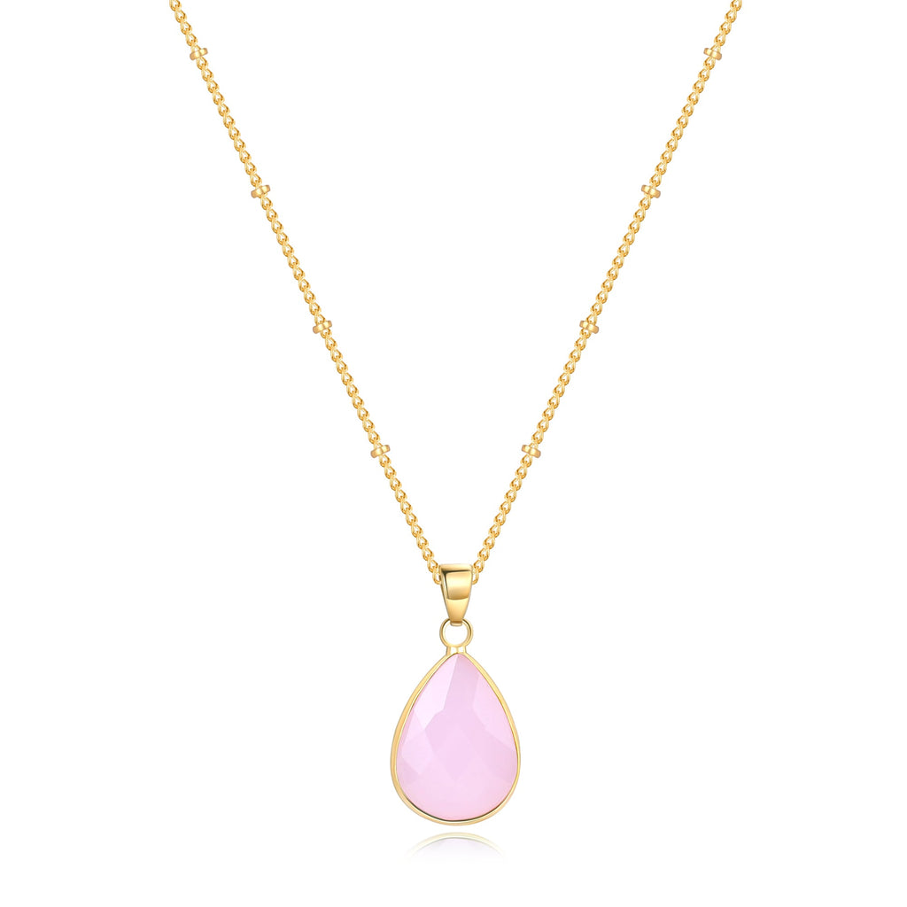 Birthstone Drop Pendant Necklace