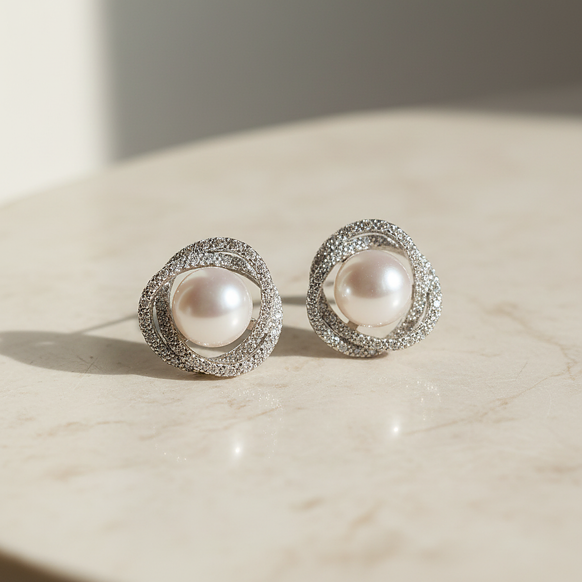 Orecchini Isolde con perle