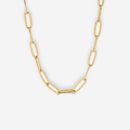 Paige Paperclip Gold Necklace