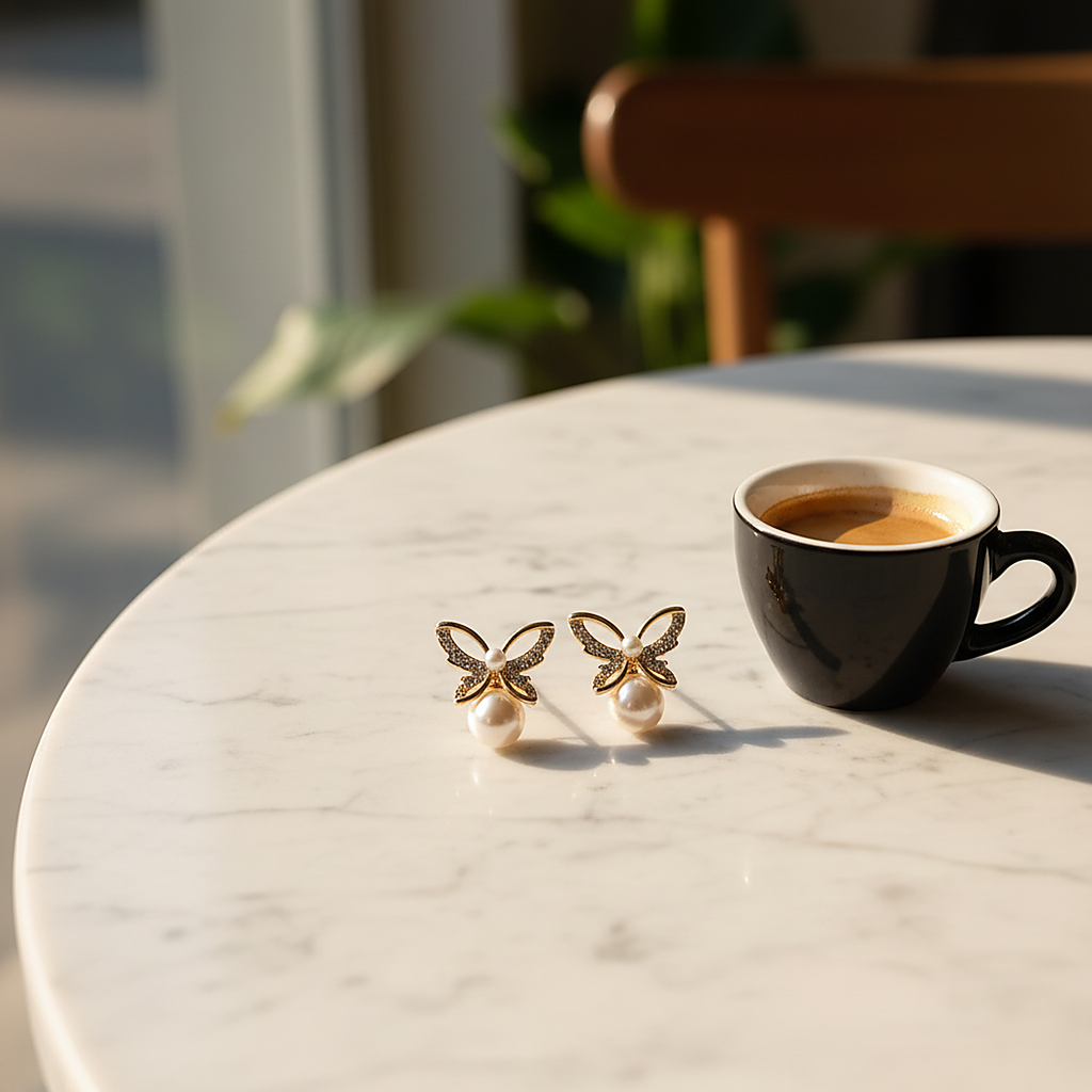 Bela Pearl Earrings