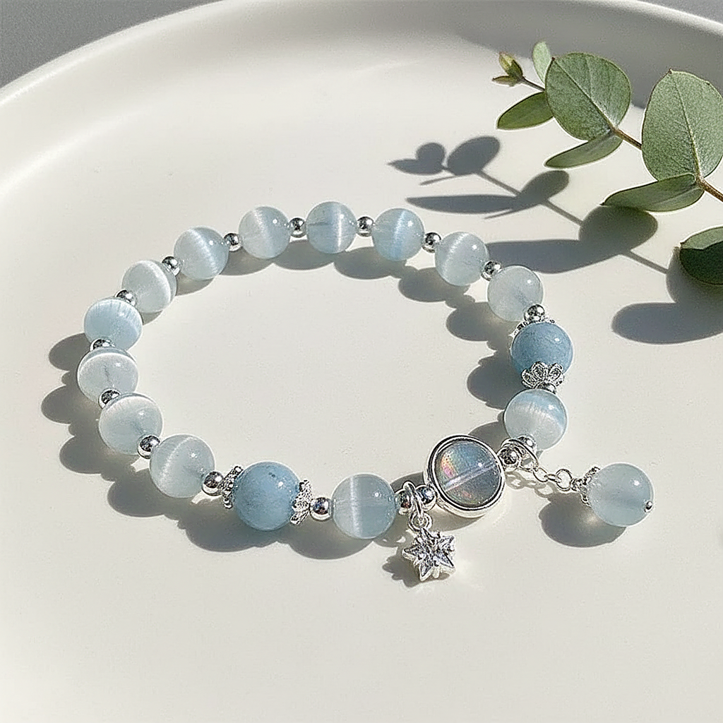 Greta-saffierarmband