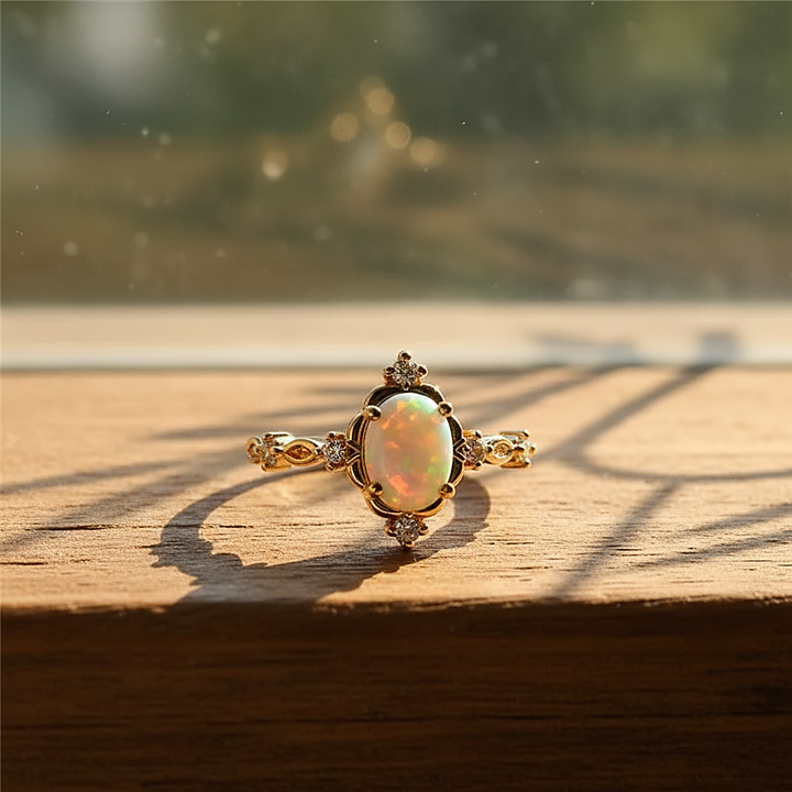 Anello Rhea con opale