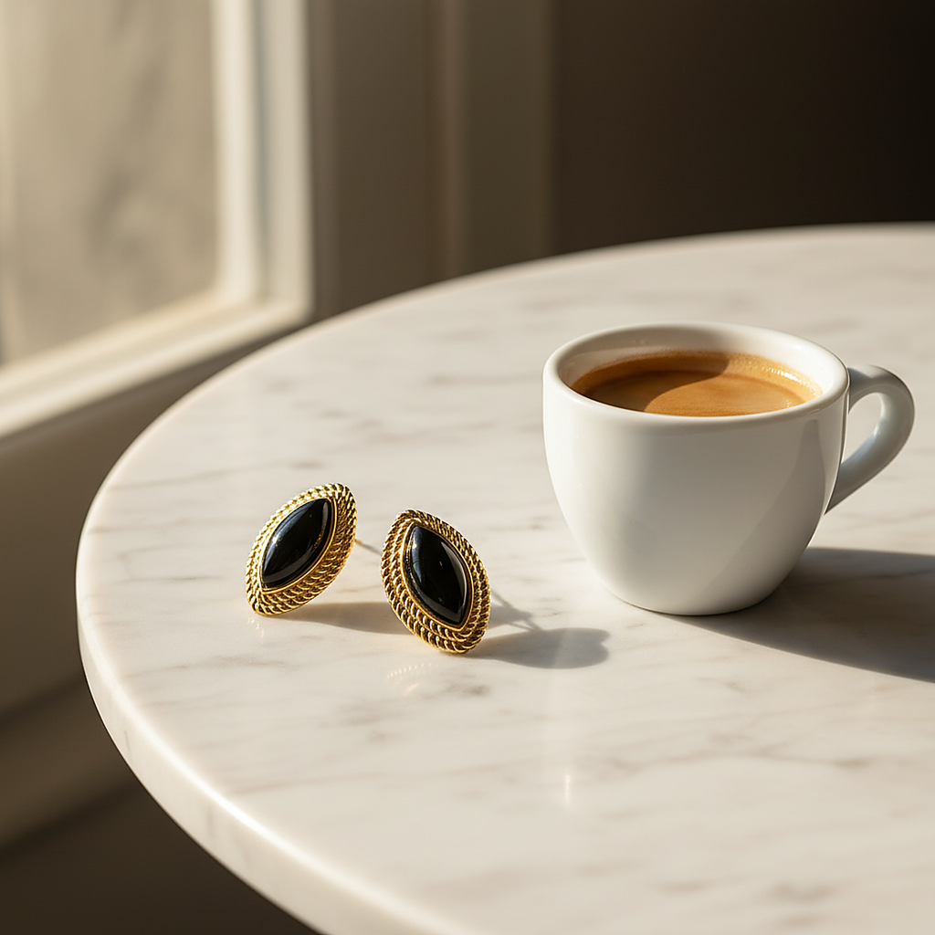 Cassia Gold Earrings