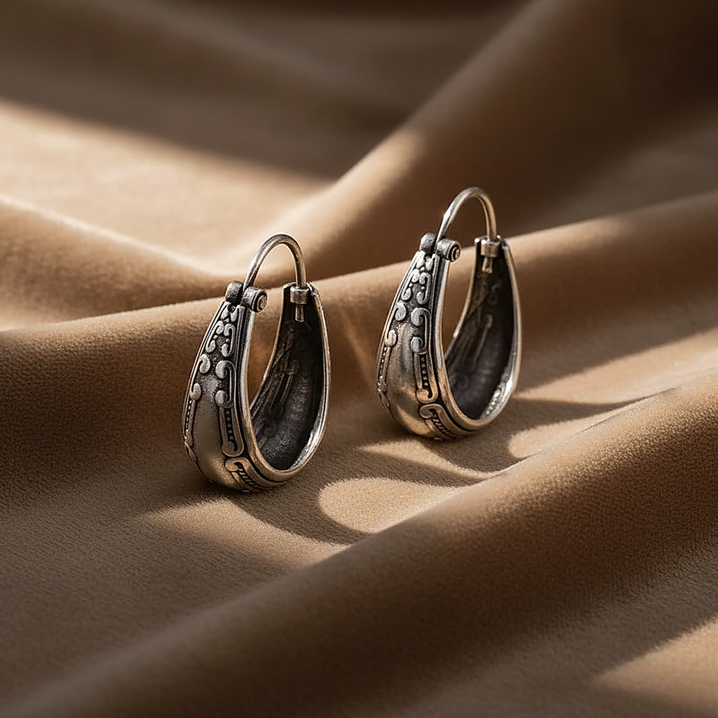 Nova-Silberohrringe
