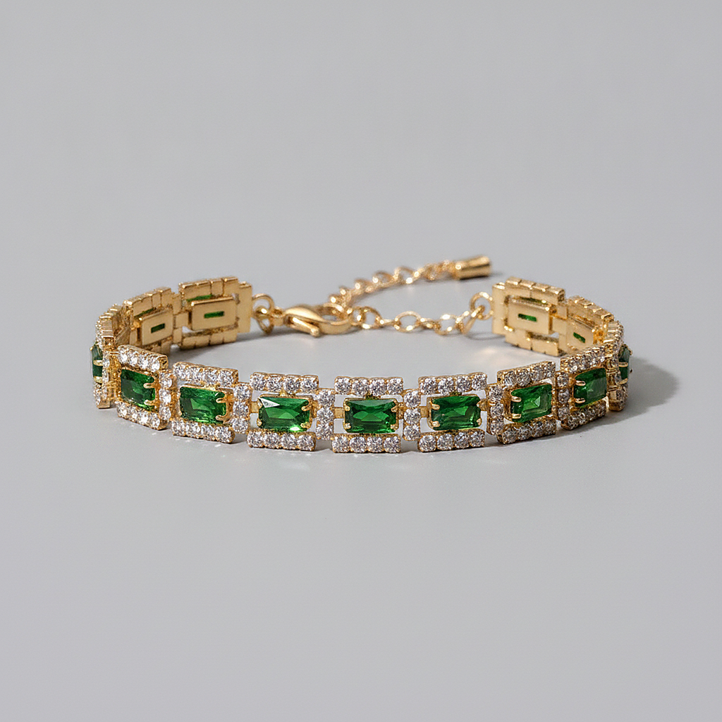 Elise Emerald Bracelet