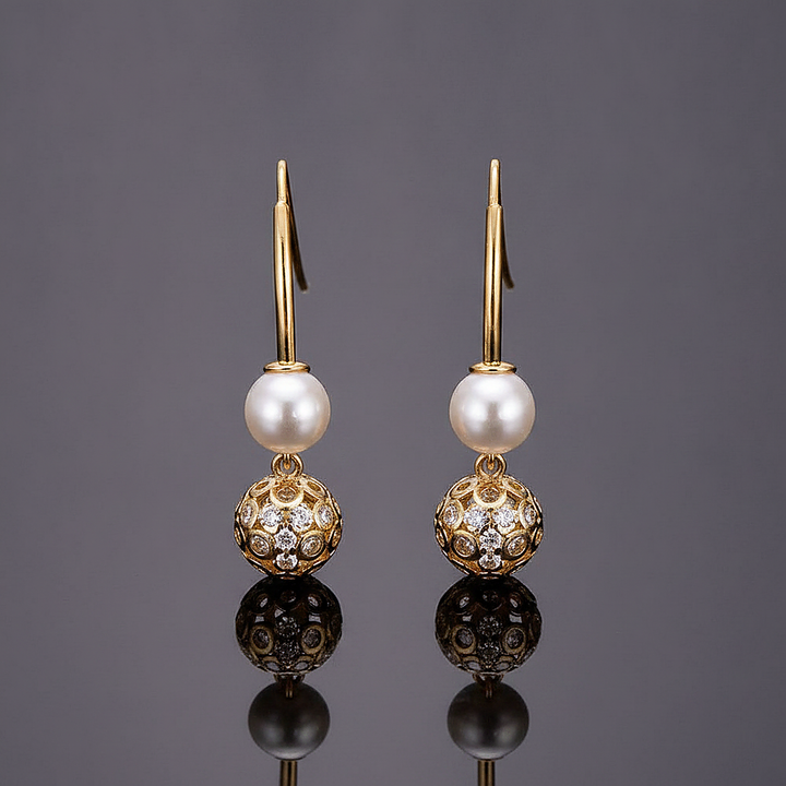 Pendientes de perlas Odette