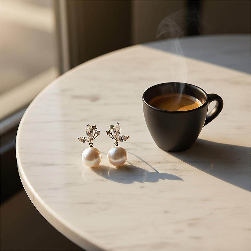 Vionnet Pearl Earrings