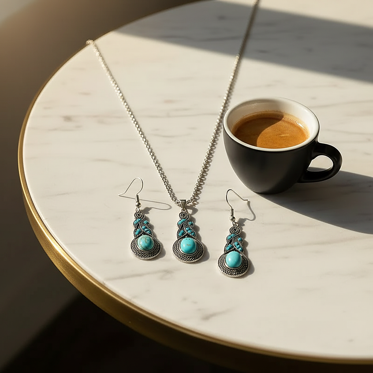 Marisole-Türkises Schmuckset