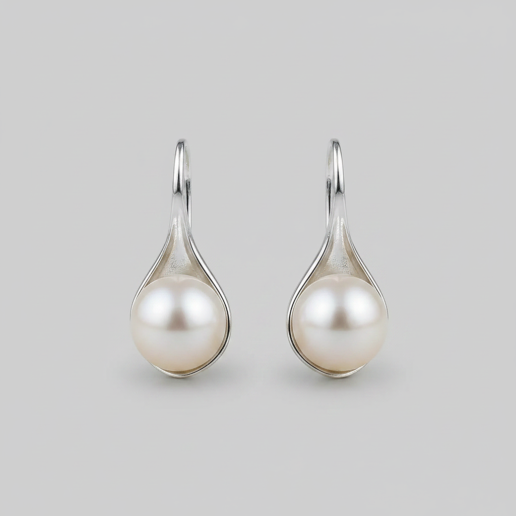 Pendientes de perlas Ondina