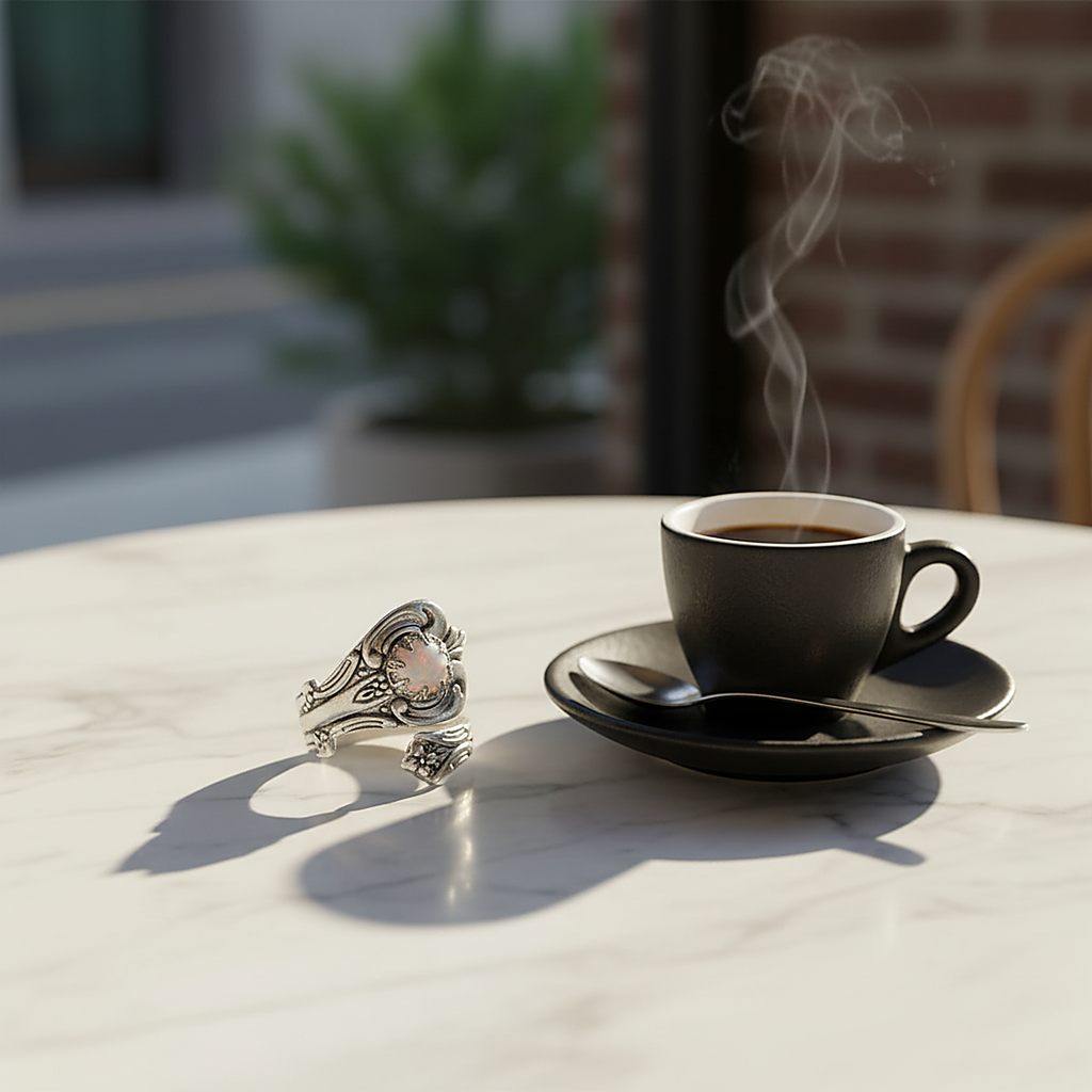 Anillo Clemence de ópalo