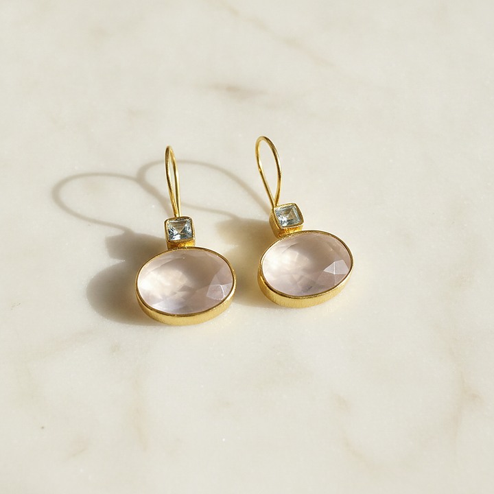 Pendientes de cuarzo Honorine