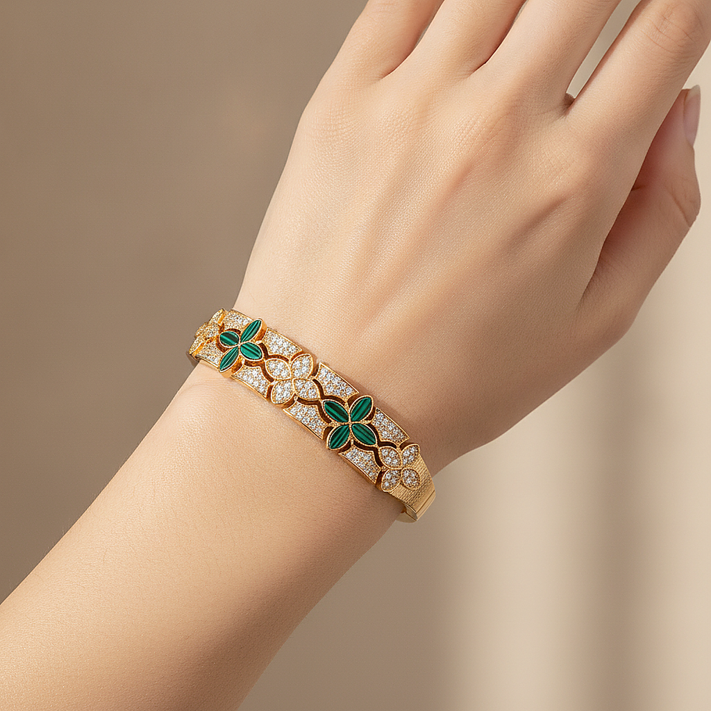 Fleur Emerald Bracelet