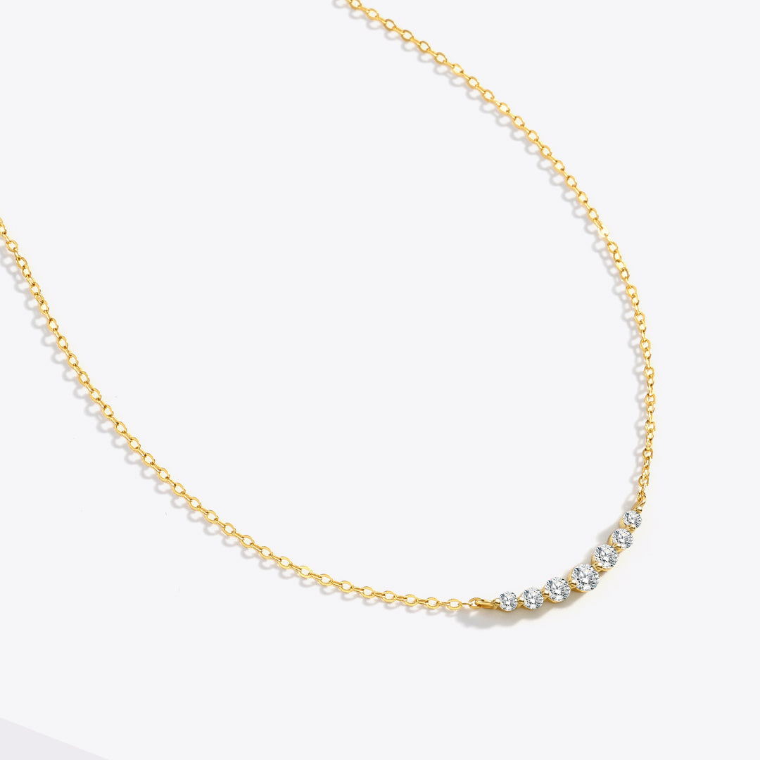 Classic Arc Diamond Necklace