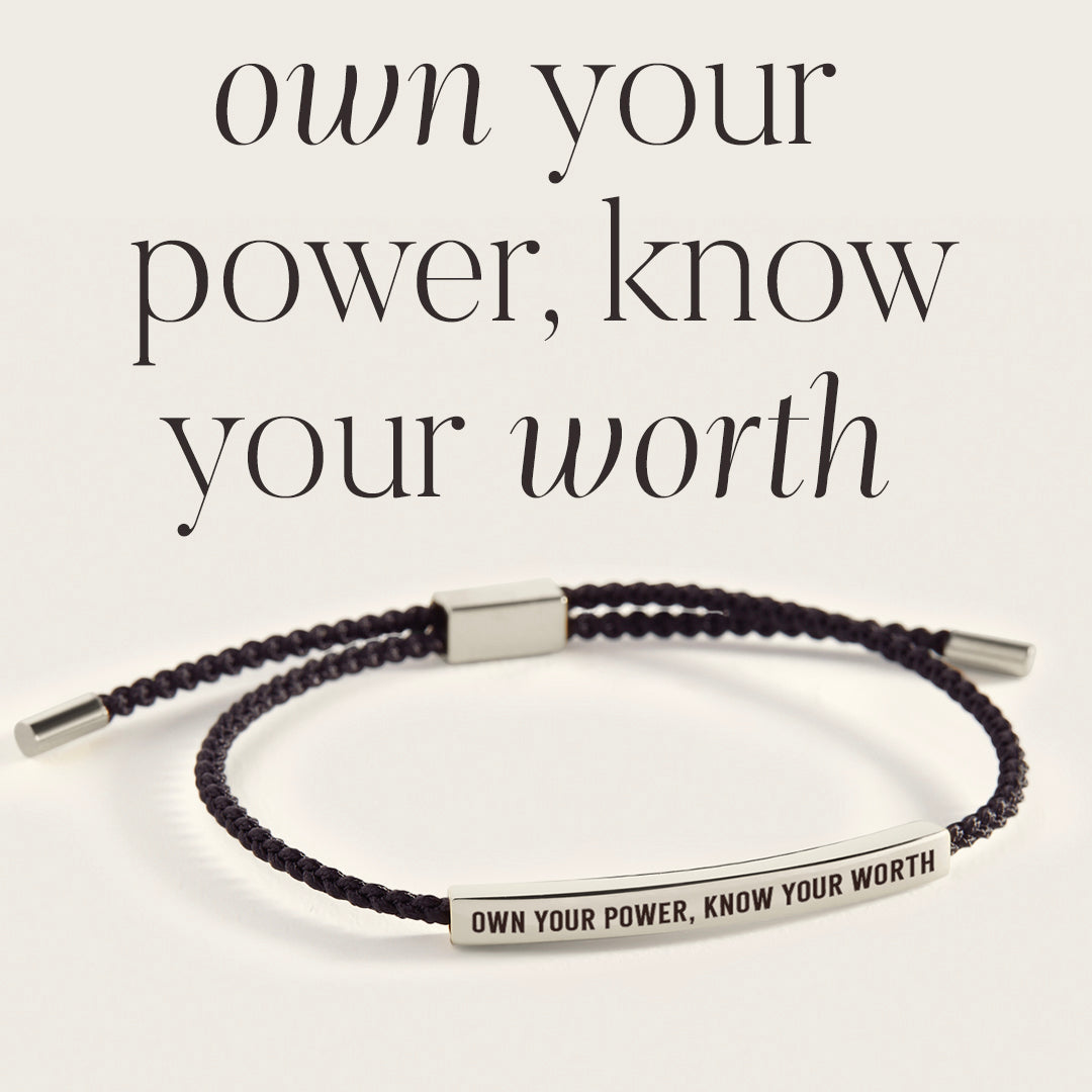 Pulsera Inspira "Posee Tu Poder, Conoce Tu Valor"