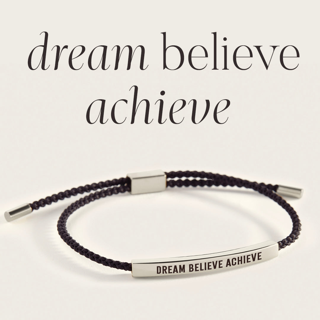 Bracciale Sogna Credi Raggiungi Ispira