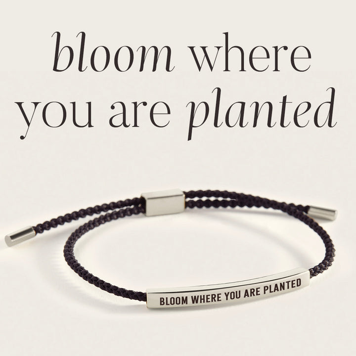 Blühe, wo du gepflanzt bist – Inspirierendes Armband