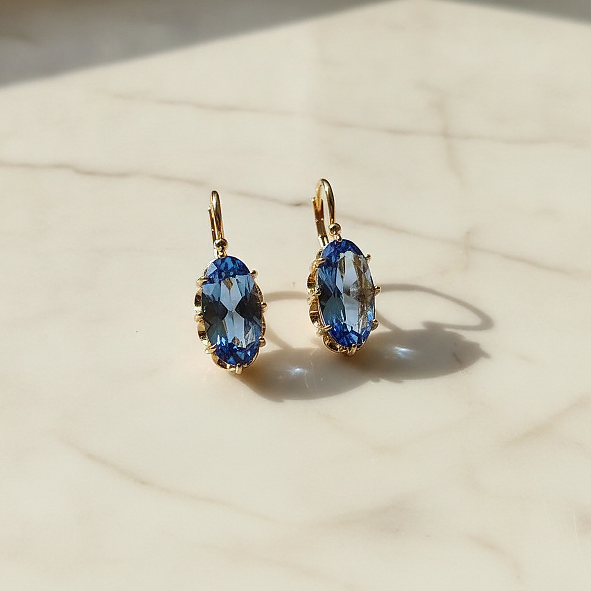 Liviana Sapphire Earrings