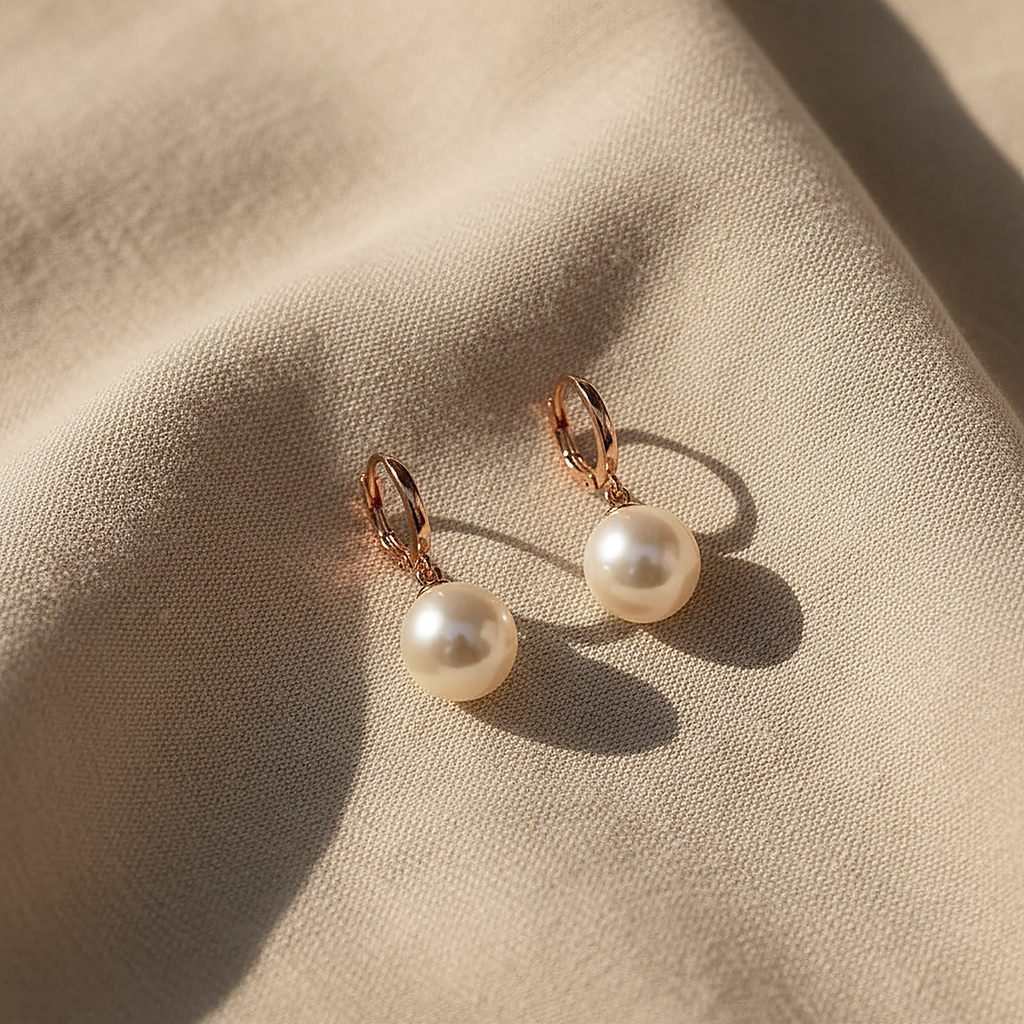 Coralie Pearl Earrings