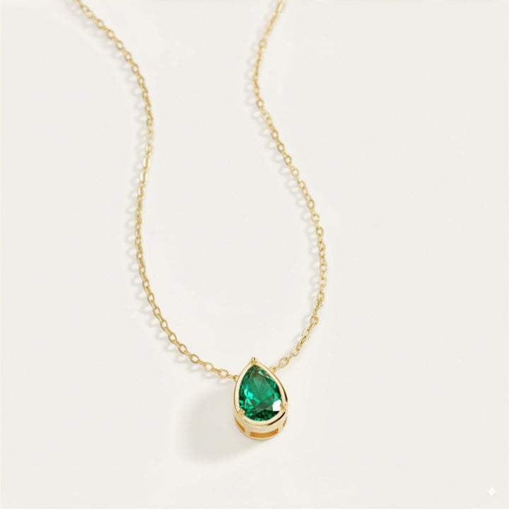 Diamond Teardrop Necklace