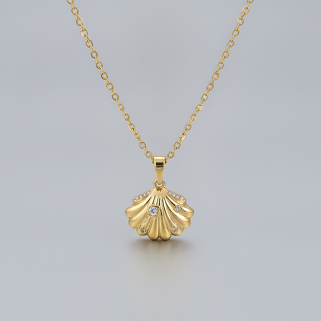 Lourdes Gold Necklace