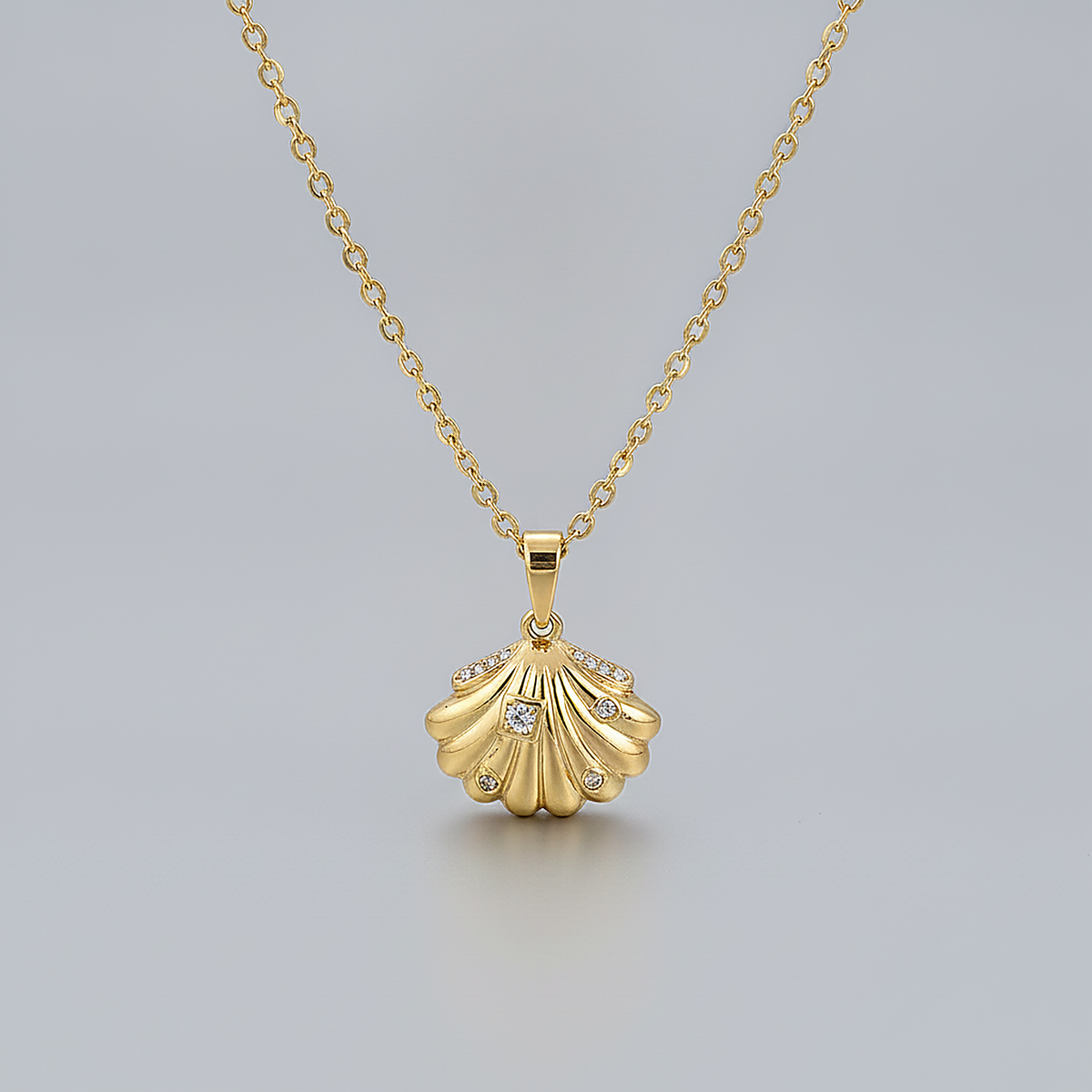 Lourdes Gold Necklace