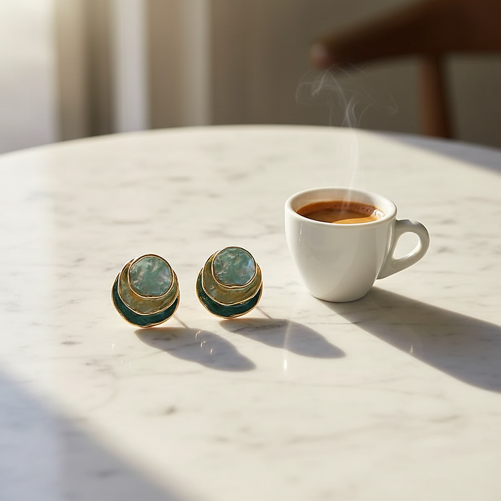 Boucles d’oreilles vintage Marguerite