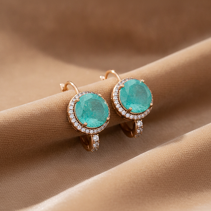 Boucles d’oreilles Giselle en zircone