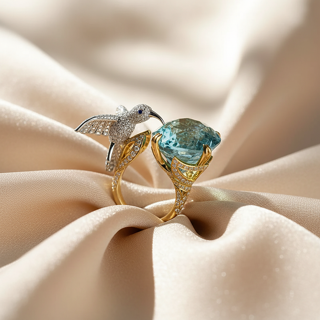 Elowen Aquamarine Ring