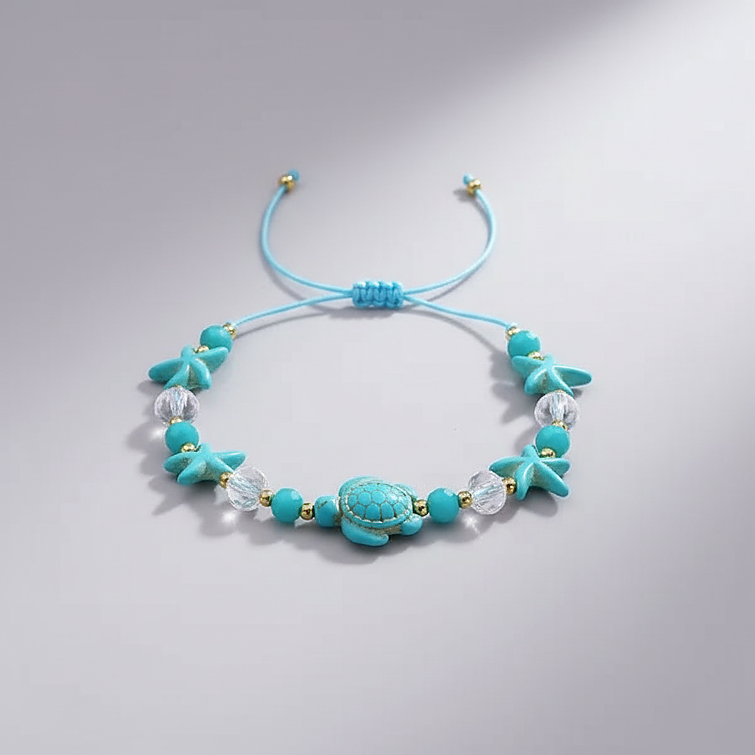 Delphine-turquoise armband