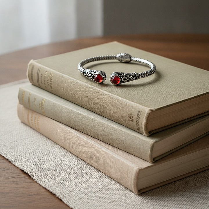 Honorine Garnet Bracelet