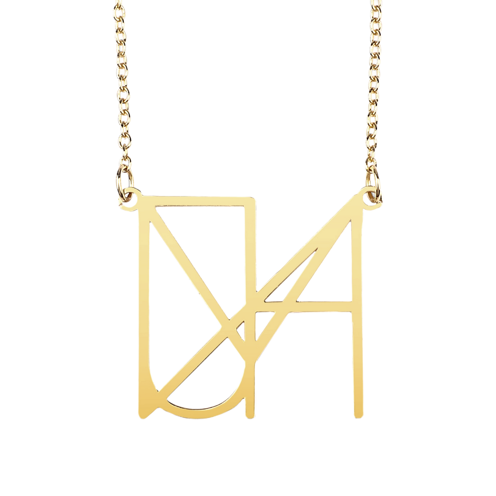 Minimalist Monogram Name Necklace